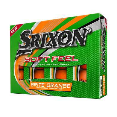 Srixon Soft Feel Brite Orange 2 Golf Balls